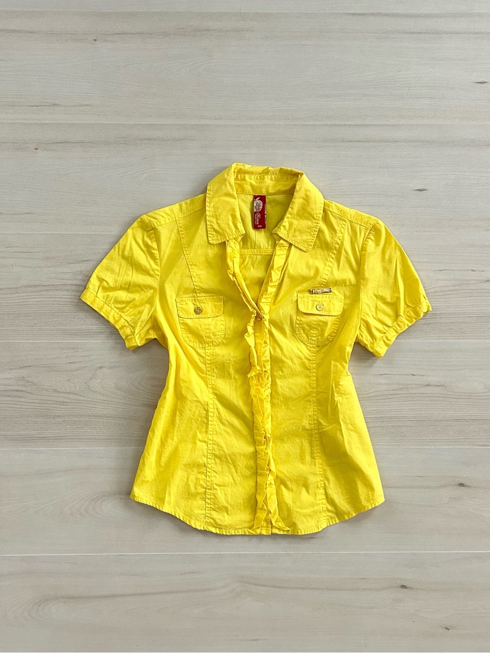 y2k apple bottoms button up blouse